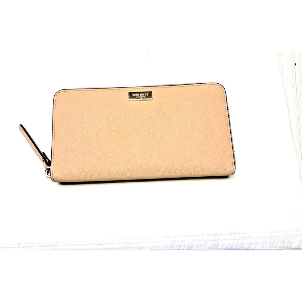 Kate Spade Neda Newbury Lane Zippy Wallet Pale Pink Cipria Color 8 x 4